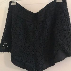 Plus Lace Shorts